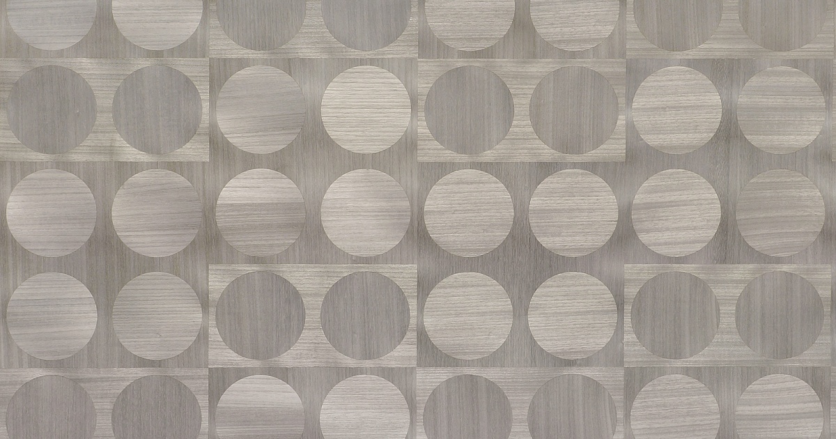 Фасад в шпоне TABU «Панно Rethinking the Future Tondo Tondo Grey GR.018»